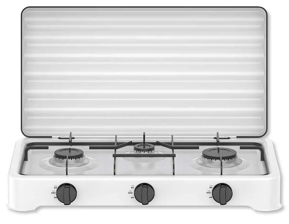 Fornello A Gas 3 Fuochi Bianco