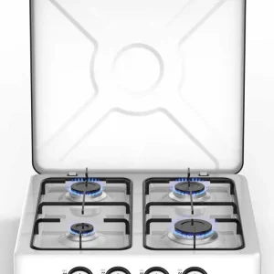 Fornello A Gas 4 Fuochi Bianco