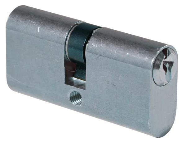 Cilindro Ovale Cromo Satinato mm.27+27
