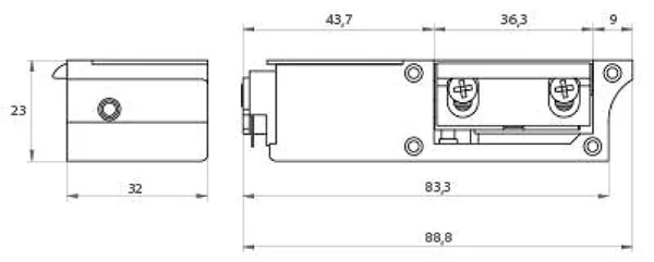 Incontro Elettrico Per Porte Blindate 8/14v Modello Sinistro - immagine 2