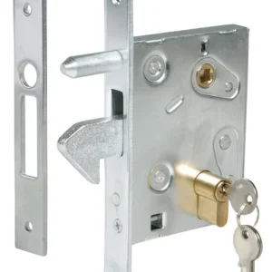 Serratura A Gancio In Acciaio Zincato Per Cancelli Scorrevoli