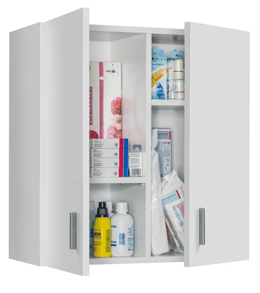 Pensile Bagno Multiuso 60hx59x26,5 Bianco - immagine 2