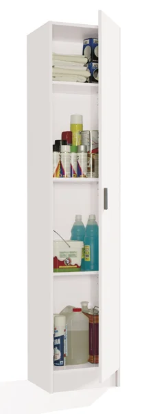 Mobile Base Alta 1Anta Cm.180hx37,2x37 3 Con Ripiani Interni