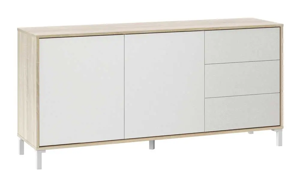 Credenza 2 Ante Più 3 Cassetti Brooklin 154x41x74h