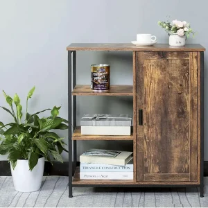 Mobile Industrial 1 Anta Più 3 Ripiano  70x35x80h