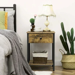 Mobile Industrial 1 Cassetto Più 1 Ripiano 40x35x60h