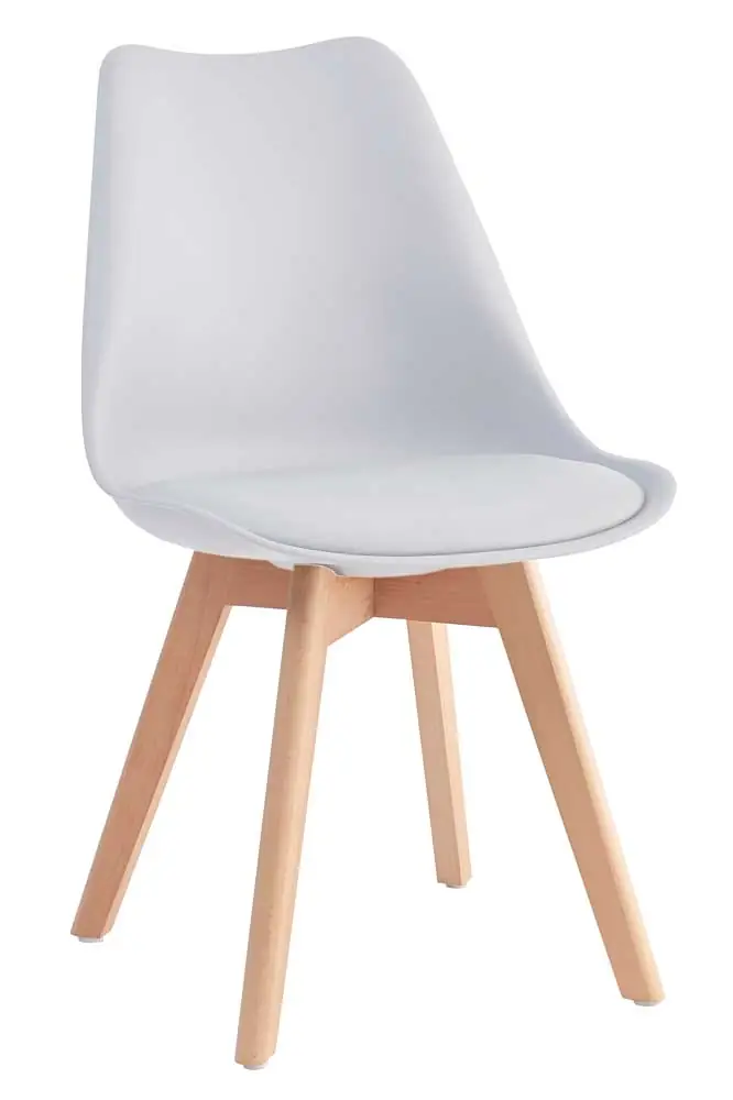 Sedia Nordik Wood In Polipropilene Con Cuscino - immagine 4