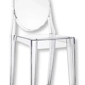 Sedia Host In Policarbonato Trasparente cm.38x50x90h Seduta cm.45h