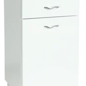 Mobile Multiuso 2 Cassetti+1Anta 35x34x84h Bianco