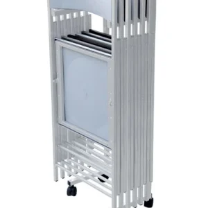 Set 6 Sedie Più Carrello Tikawilly Colori Assortiti