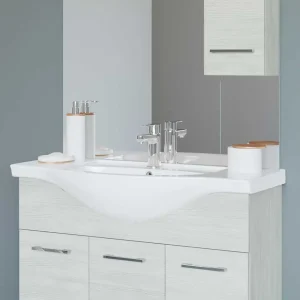 Mobile Bagno Venere Cm.86x50x191H Rovere Grigio