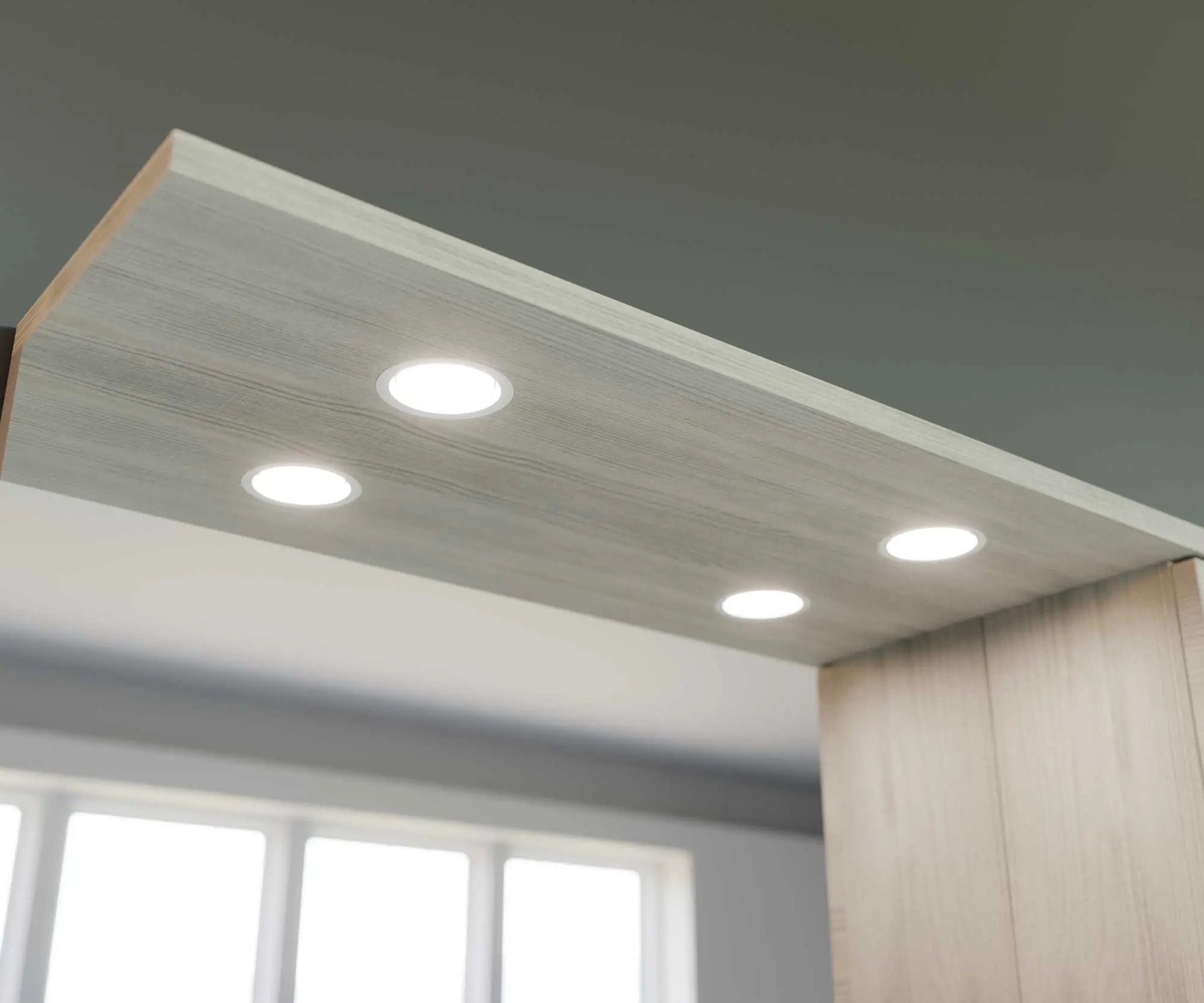 Mobile Bagno Venere Cm.86x50x191H Rovere Grigio - immagine 4