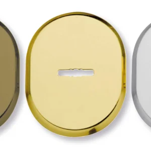 Bocchetta Ovale Foro Doppia Mappa mm.82x63