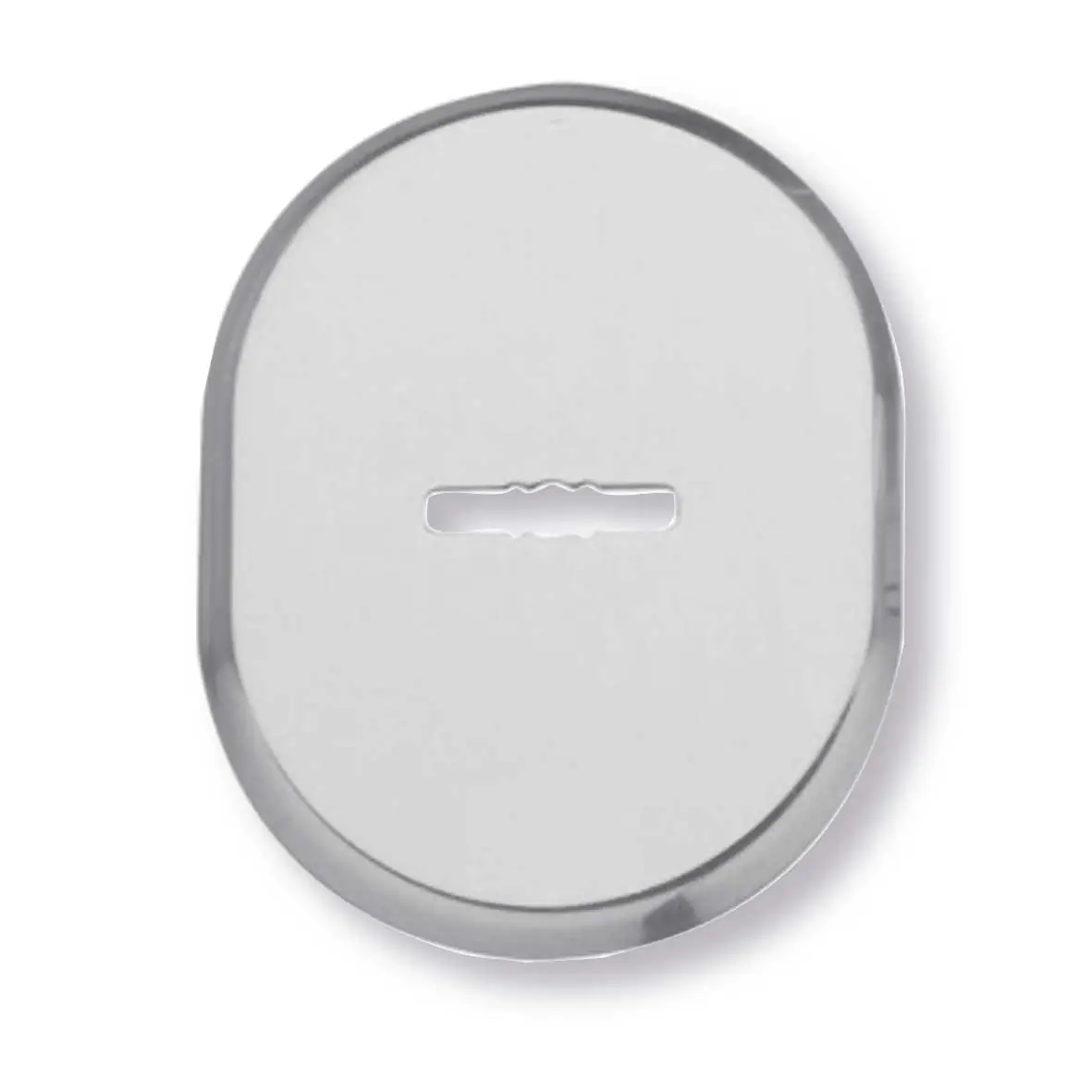 Bocchetta Ovale Foro Doppia Mappa mm.82x63 - immagine 2