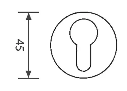 Bocchetta Tonda D.45 Foro Cilindro - immagine 5