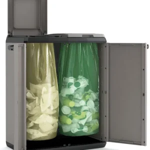 Mobile Split Recycling 68x39x85h