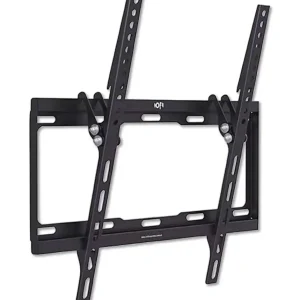 Supporto TV Inclinabile Max 65p. Inclinazione Max: -8° In Acciaio Nero