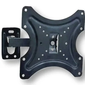 Supporto tv Orientabile Inclinabile 1 Braccio Max 47. Acciaio Nero