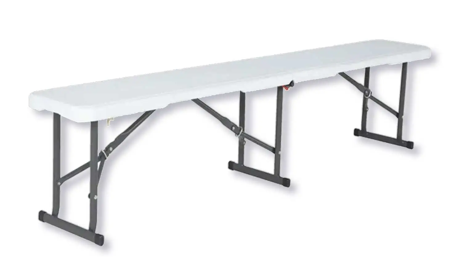 Panca Birreria Pieghevole In Acciaio E Resina - immagine 2