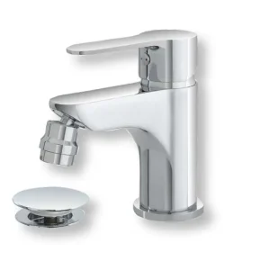 Miscelatore Bidet Tris, Cartuccia Da 35, Con Basetta E Flessibili