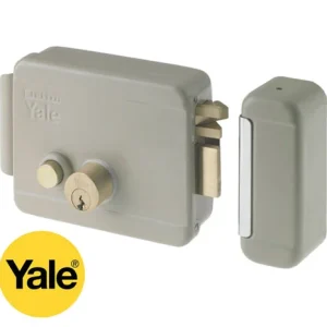 Elettroserratura Da Applicare Scrocco Autobloccante Con Pulsante E Chiave Interni