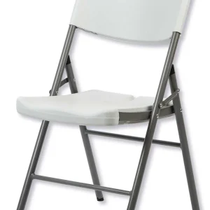 Sedia  Pieghevole In Acciaio E Resina