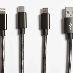 Cavo Usb 3in1 Da 1mt Filo Metallico