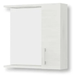 Specchiera Contenitore 1 Anta 2 Led cm.58x17x60H