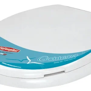 Sedile WC Gabbiano cm.47x38x4h Bianco
