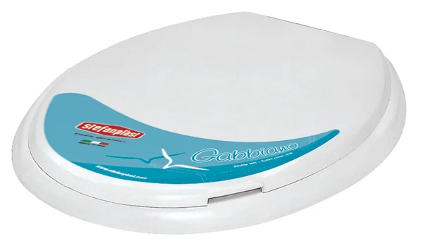 Sedile WC Gabbiano cm.47x38x4h Bianco