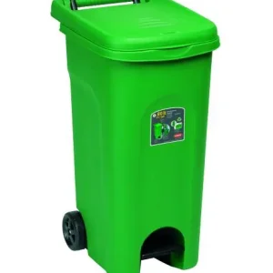 Pattumiera Con Ruote E Pedale