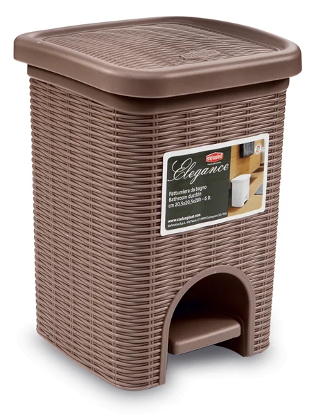 Pattumiera Da bagno Elegance 6lt