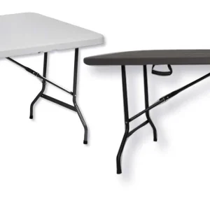 Tavolo Birreria Pieghevole In Acciaio E Resina