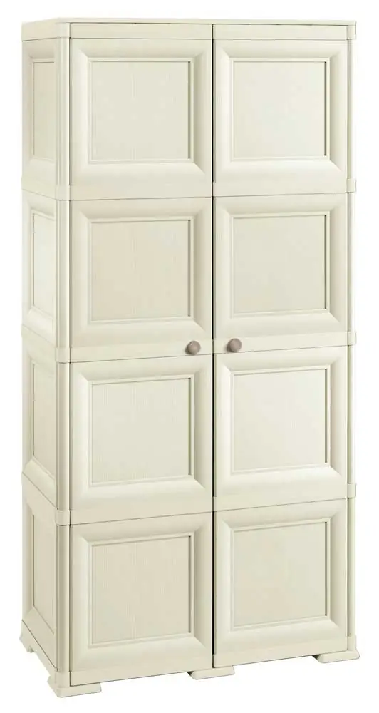 Armadio Portascope 2 Ante Angora Tontarelli cm 79x43x164h