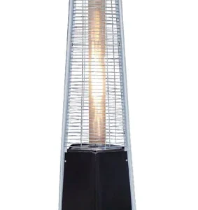 Stufa Torre Esagonale a Gas Nera