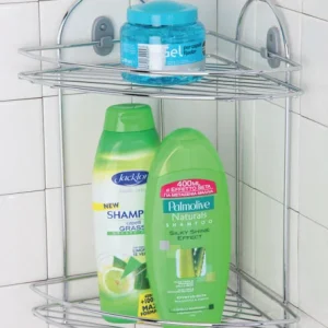 Mensola Angolare 2 Ripiani 23x23x36h