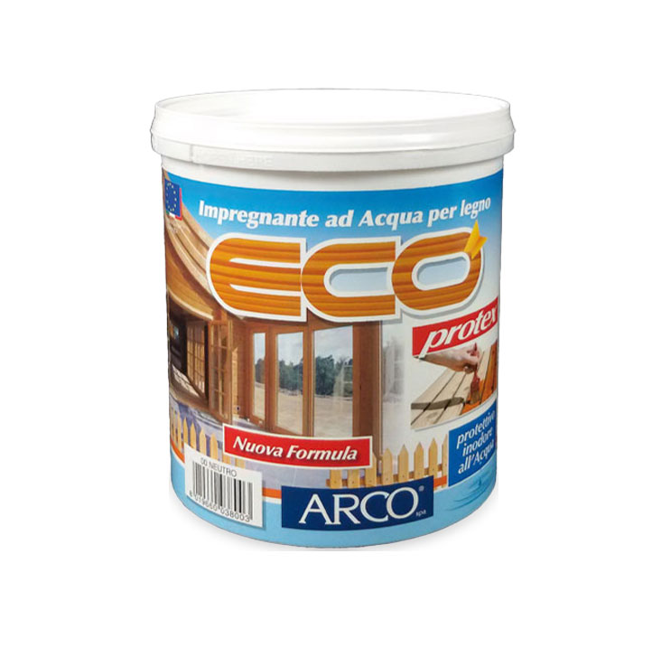 Impregnante Cerato Protettivo Base Neutra Ad Acqua Per legno 'Eco Protex' 0,750Lt