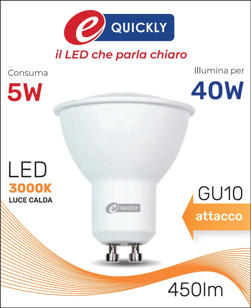 Faretto Linea Classic LED GU10 5W - immagine 4