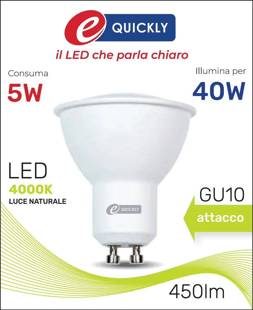 Faretto Linea Classic LED GU10 5W - immagine 3