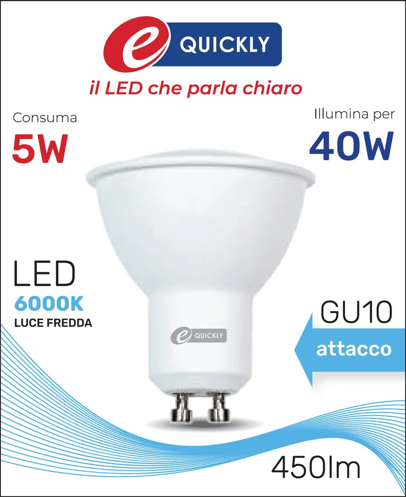 Faretto Linea Classic LED GU10 5W - immagine 2