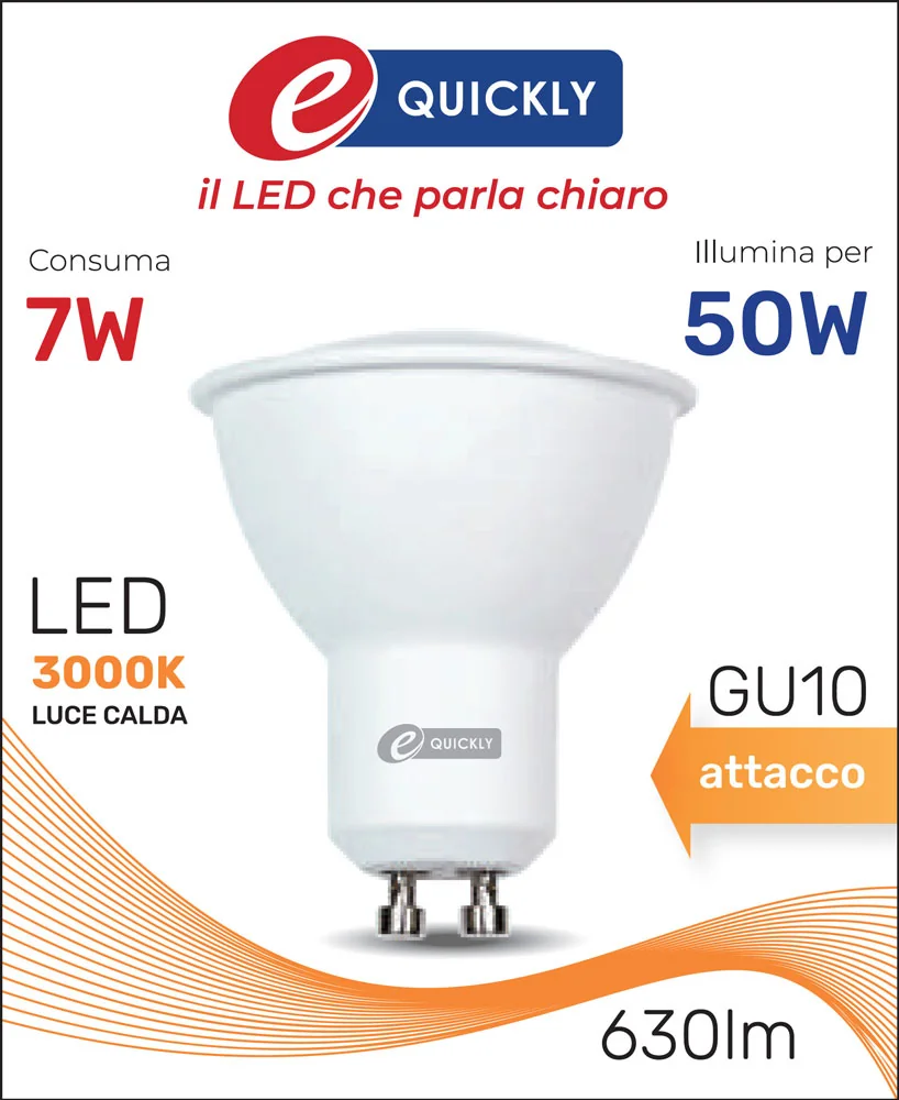 Faretto Linea Classic LED GU10 7W - immagine 2