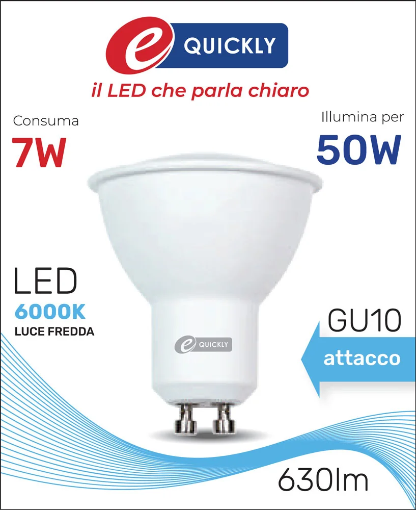 Faretto Linea Classic LED GU10 7W - immagine 3