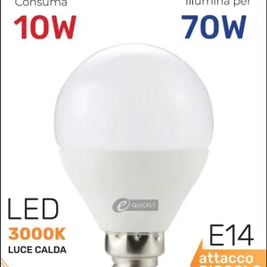 Lampada Sfera P45 Linea Classic LED E14 10W