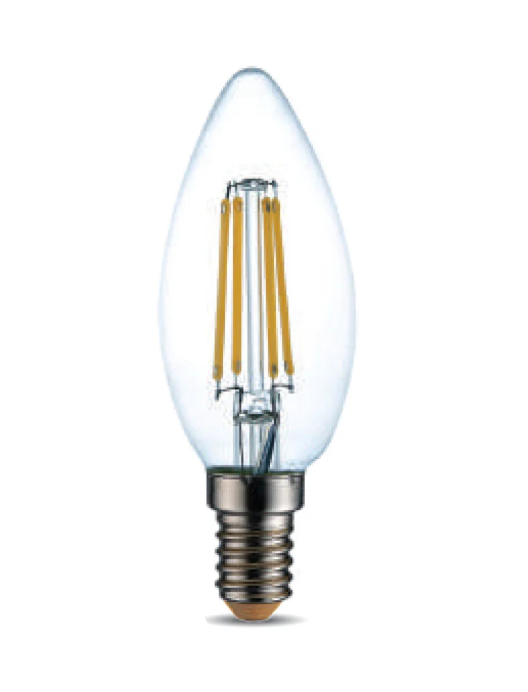 Lampada Candela C35 Filamento LED E14 7W