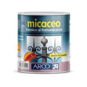 Vernice Anticorrosiva All'Ossido Di Ferro Micaceo 018G Grigio Grafite Arco  0,750Lt