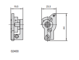 Cilindro Con Chiave A Spillo (02400-10-0) - immagine 2