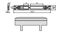 Contropiastre Regolabili In Metallo Con Eccentrico (06463-58) - immagine 2