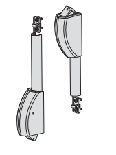 Coppia Scrocchi Autobloccanti Per Chiusura Alto/Basso (07063-61-0)