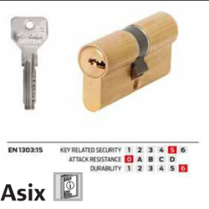 Cilindro A Profilo Europeo Asix (0E300-07-0) Ambidestra