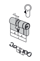 Cilindro A Profilo Europeo Astral Tekno Pro (0M3T1-20-0-12) - immagine 3